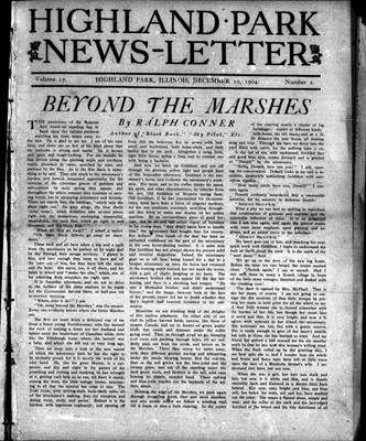 Highland Park News-Letter (1904), 10 Dec 1904