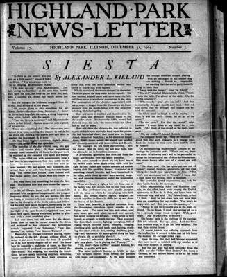 Highland Park News-Letter (1904), 31 Dec 1904