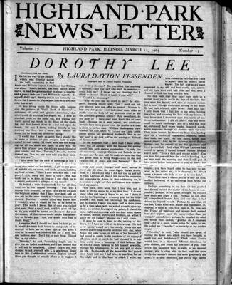 Highland Park News-Letter (1904), 11 Mar 1905