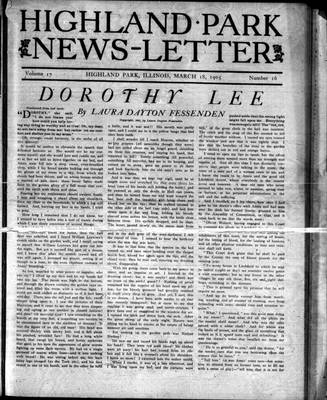 Highland Park News-Letter (1904), 18 Mar 1905