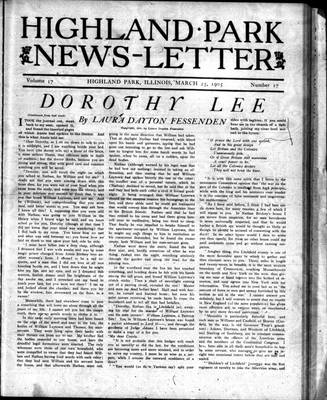 Highland Park News-Letter (1904), 25 Mar 1905