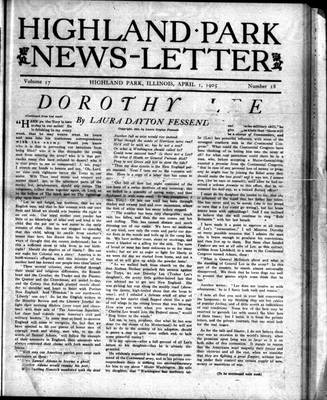 Highland Park News-Letter (1904), 1 Apr 1905