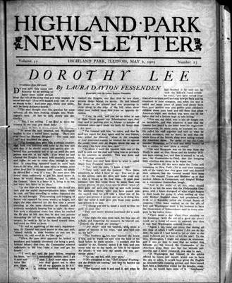 Highland Park News-Letter (1904), 6 May 1905