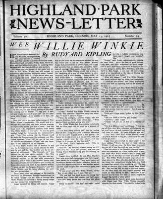 Highland Park News-Letter (1904), 13 May 1905