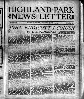 Highland Park News-Letter (1904), 10 Jun 1905