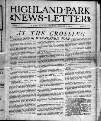 Highland Park News-Letter (1904), 5 Aug 1905