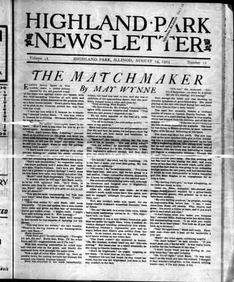 Highland Park News-Letter (1904), 19 Aug 1905