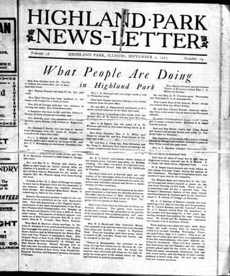 Highland Park News-Letter (1904), 2 Sep 1905