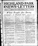 Highland Park News-Letter (1904), 18 Nov 1905