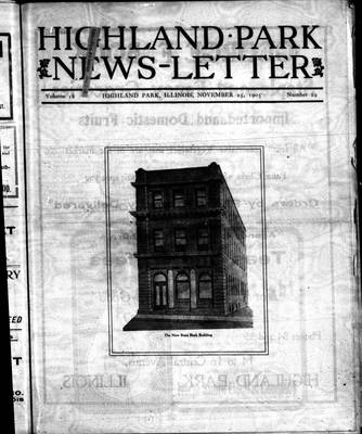 Highland Park News-Letter (1904), 25 Nov 1905