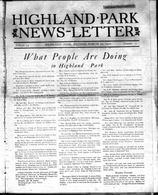 Highland Park News-Letter (1904), 10 Mar 1906