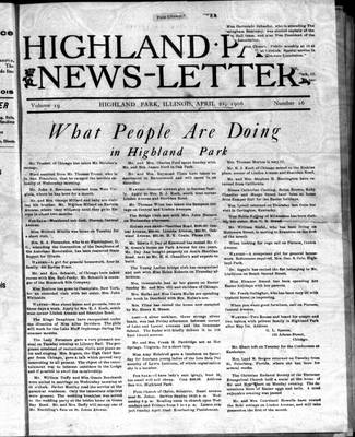 Highland Park News-Letter (1904), 21 Apr 1906