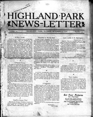 Highland Park News-Letter (1904), 6 Oct 1906