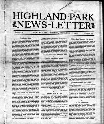 Highland Park News-Letter (1904), 15 Dec 1906