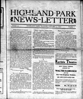 Highland Park News-Letter (1904), 5 Jan 1907