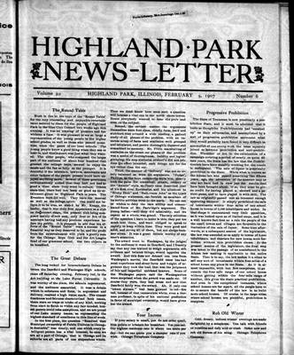 Highland Park News-Letter (1904), 9 Feb 1907