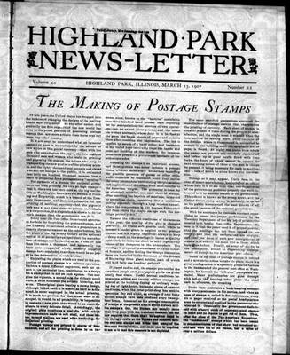 Highland Park News-Letter (1904), 23 Mar 1907