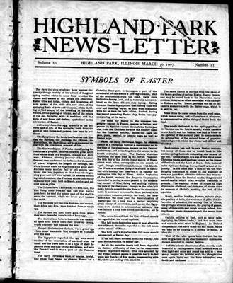 Highland Park News-Letter (1904), 30 Mar 1907