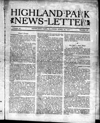 Highland Park News-Letter (1904), 20 Apr 1907