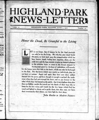 Highland Park News-Letter (1904), 1 Jun 1907