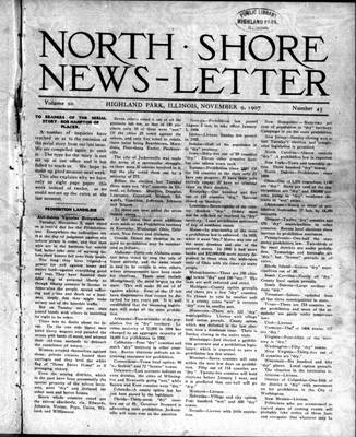 Highland Park News-Letter (1904), 9 Nov 1907