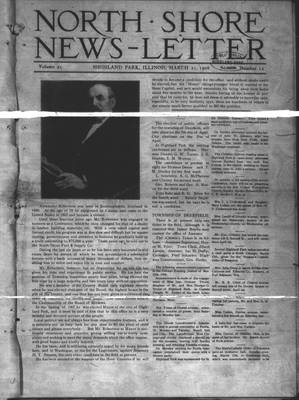 North Shore News-Letter (1907), 21 Mar 1908