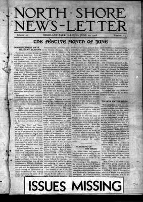 North Shore News-Letter (1907), 20 Jun 1908