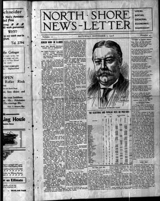 North Shore News-Letter (1907), 7 Nov 1908