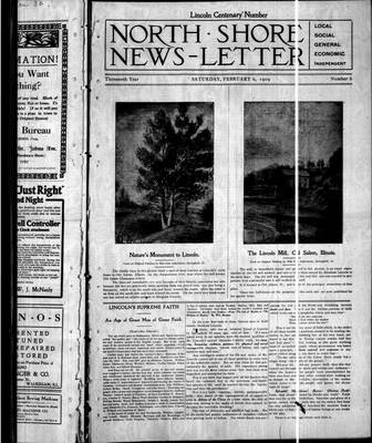 North Shore News-Letter (1907), 6 Feb 1909