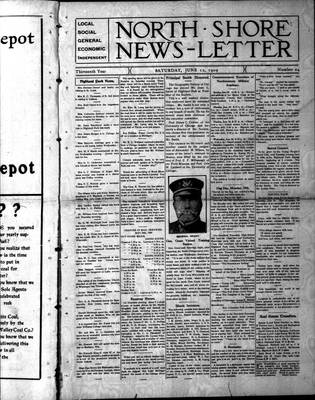 North Shore News-Letter (1907), 12 Jun 1909