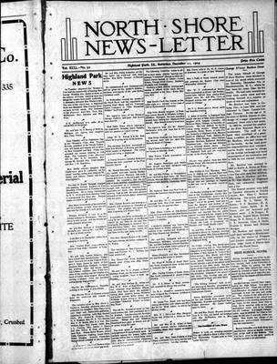 North Shore News-Letter (1907), 11 Dec 1909