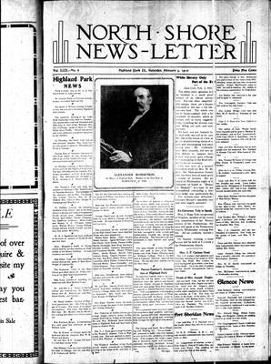 North Shore News-Letter (1907), 5 Feb 1910