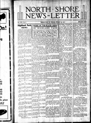 North Shore News-Letter (1907), 19 Feb 1910