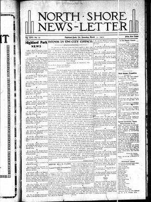 North Shore News-Letter (1907), 5 Mar 1910