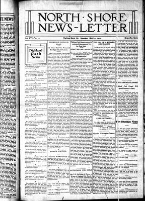 North Shore News-Letter (1907), 9 Apr 1910