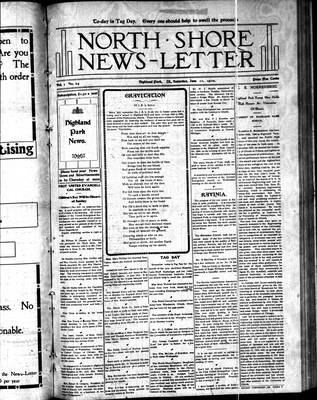 North Shore News-Letter (1907), 11 Jun 1910