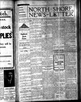 North Shore News-Letter (1907), 10 Sep 1910