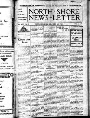 North Shore News-Letter (1907), 10 Dec 1910