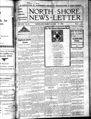 North Shore News-Letter (1907), 17 Dec 1910