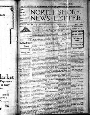 North Shore News-Letter (1907), 7 Jan 1911