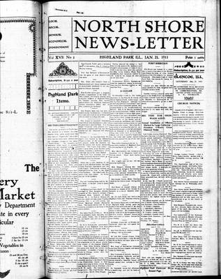 North Shore News-Letter (1907), 21 Jan 1911