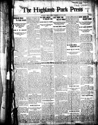 Highland Park Press (1912), 8 Aug 1912