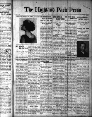 Highland Park Press (1912), 22 Aug 1912