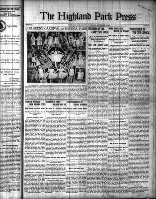 Highland Park Press (1912), 5 Sep 1912