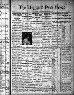 Highland Park Press (1912), 19 Sep 1912