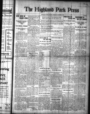 Highland Park Press (1912), 3 Oct 1912