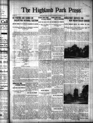 Highland Park Press (1912), 31 Oct 1912