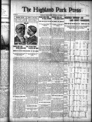 Highland Park Press (1912), 7 Nov 1912