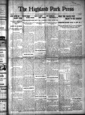 Highland Park Press (1912), 12 Dec 1912