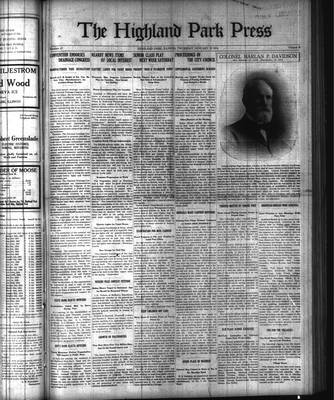 Highland Park Press (1912), 23 Jan 1913